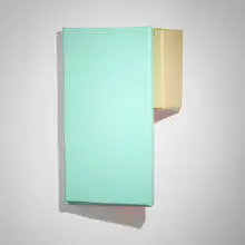 Chapter 2 by Justin Adian, 2013, oil, enamel, and spray paint on canvas and ester foam, sold May 2026