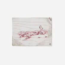 David Godbold, Howl, 2005-07, ink on tracing paper over found paper