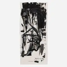 Lonnie Holley, Untitled, 1999, tempera on poster board