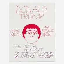 Christopher Knowles, Untitled (from the 2018 White Columns Print Portfolio), 2018, screenprint in colors