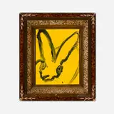 Hunt Slonem, Lulu, 2017, oil on panel in artist's frame