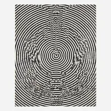 Julian Hoeber, Blank Rorschach, 2008, acrylic varnish, acrylic, Sumi ink and graphite on paper