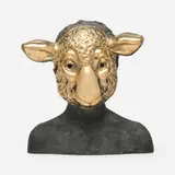 Charming Baker, All I Want Is To Avoid That Bridge Between Uncertainty And Outright Disappointment (Black), 2011, patinated and gilt bronze