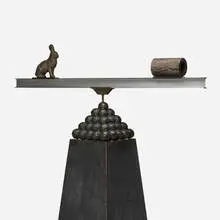 Joseph Litzenberger, Gettysburg, 1986, steel, aluminum, cast patinated bronze