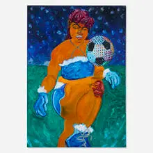 Ricardo Partida, Midwest is Best, 2021, oil on canvas