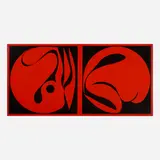 Kawashima Takeshi, Untitled, 1965, acrylic on canvas