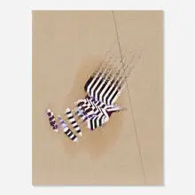 Zander Blom, Untitled (1.356), 2013, oil, acrylic and graphite on burlap