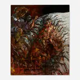 Yosl Bergner, Metamorphosis, 1987, oil on canvas
