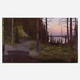 Tom Uttech, Opimicon Bay, 1988, oil on canvas