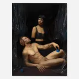 Steven Assael, Mr. Jackson and Mistress Tara, 1998, oil on canvas
