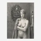 Kent Bellows, Shelly's Angel, 1994, graphite on paper