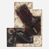 Sandy Winters, Shake, Rattle & Scoop, 1994, conte, charcoal and graphite on collaged paper