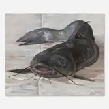 Andrew Lenaghan, Catfish, 1998, oil on board