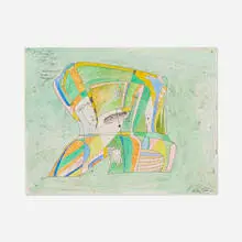 Mihail Chemiakin, Untitled, 1977, ink and watercolor on paper