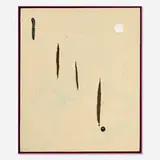 Sue Tompkins, I, 2014, acrylic on canvas in artist's frame