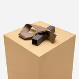 Frank Benson, Extrusion VI, 2011, glazed ceramic, MDF