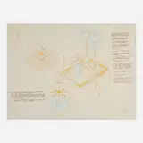 Alice Aycock, Untitled (from How to Catch and Manufacture Ghosts), 1981, lithograph in colors