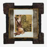 Irwin, Opus Dei (from the Was ist Kunst project), 1988, mixed media on canvas laid to Masonite in artist's frame