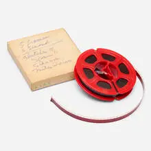 Bruce Conner, Luke, 1967, film reel in box