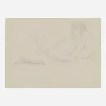 William H. Bailey, Untitled, 1987, graphite on paper
