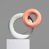 Jon Pylypchuk, I have pink eye too, 2018, enamel paint over bronze