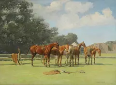 Ayerst Young, Untitled, oil on canvas 56 x 76cm