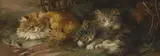 G... Cox, Untitled, oil on canvas 23 x 61cm