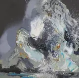 Maggi Hambling, Untitled, oil on board 15 x 15cm