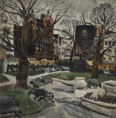 Denise Broadley, Untitled, 1933 oil on canvas 56 x 56cm Provenance: Dr John Ind; with Sally Hunter Fine Art