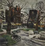 Denise Broadley, Untitled, 1933 oil on canvas 56 x 56cm Provenance: Dr John Ind; with Sally Hunter Fine Art