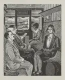 Tirzah Garwood, Untitled, ‘The Train Journey’ wood engraving