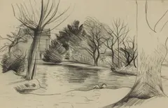 Untitled by John Aldridge, pencil 20.5 x 32cm Provenance: From the artist's studio and estate, sold Apr 2024
