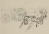 John Aldridge, Untitled, pen and ink 18 x 25cm Provenance: From the artist's studio and estate