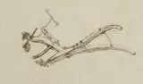 John Aldridge, Untitled, pen and ink 11 x 19cm Provenance: From the artist's studio and estate