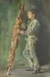 Henry Scott Tuke, Untitled, watercolour 24 x 15cm Provenance: The private collection of the late Sir Donald Cory.