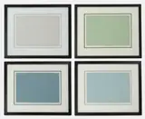 Hans Fischli, Group of four 'Bauhaus 32' wallpaper designs