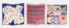 Brooke Cadwallader, two silk scarves,