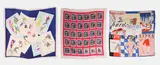 Brooke Cadwallader, two silk scarves,
