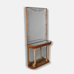 Osvaldo Borsani, Walnut console mirror