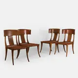 T. H. Robsjohn-Gibbings, Set of four 'Klismos' chairs