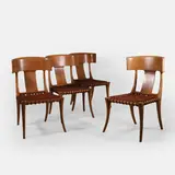 T. H. Robsjohn-Gibbings, Set of four 'Klismos' chairs
