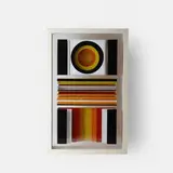 Keith Haynes, 'Abstract', 1965, painted glass within a wooden box