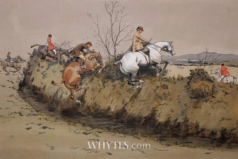Charles 'snaffles' Johnson Payne, COLLECTION OF HUNTING SCENES (SET OF FIVE), lithographs; (5)