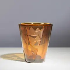 Jean Luce, Vase, A vase in sand-blasted and acid-etched tinted glass by Jean Luce circa 1927 with the artist's seal
