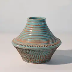 Jean Besnard, Vase, A signed vase in glazed ceramic by Jean Besnard circa 1930-1935
