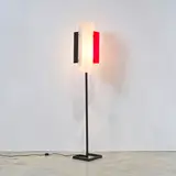 Jean-Boris Lacroix, Lampadaire 315, Aluminium peint, méthacrylate et métal