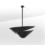Serge Mouille, Suspension Escargot, Aluminium et métal peints