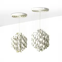 Verner Panton, Paire de suspensions Spiral SP 1