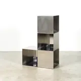 Maria Pergay, Suite de quatre cubes formant bibliothèque