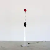 Yonel Lebovici, Lampadaire Flotteur, A signed and dated artist's proof 'Flotteur' floor lamp in lacquered wood, lacquered steel and cast aluminium by Yonel Lebovici in 1990